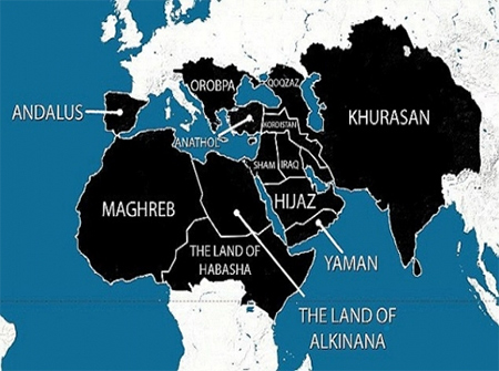plano del supuesto califato
